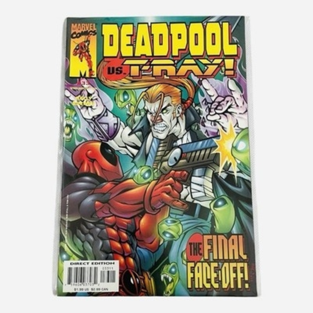 Marvel Comics Deadpool #33 Deadpool vs T-Ray The Final Face-Off 1998 NM